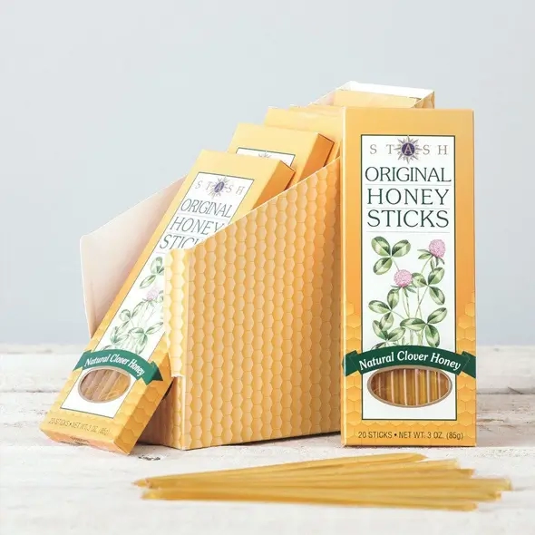 Custom Honey Straw Box