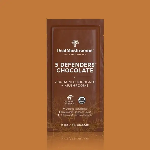 Printed Mushroom Chocolate Bar Mylar Bag