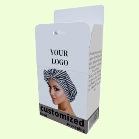 Custom Hair Bonnet Packaging With Logo
