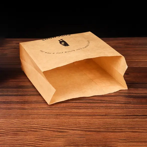 Custom Kraft Waxed Paper Bags