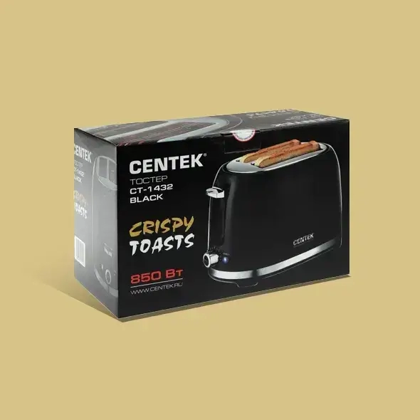 Toaster Packaging With Logo