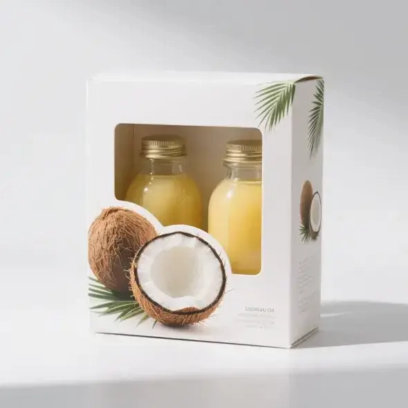 Custom Coconut Oil Box