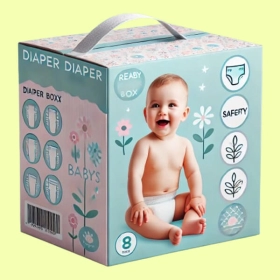 Custom Diapers Boxes