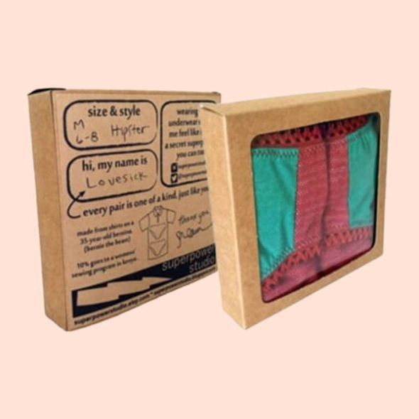 Custom Two Piece Panties Packaging